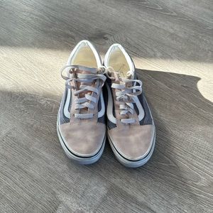 Light pink and blue vans